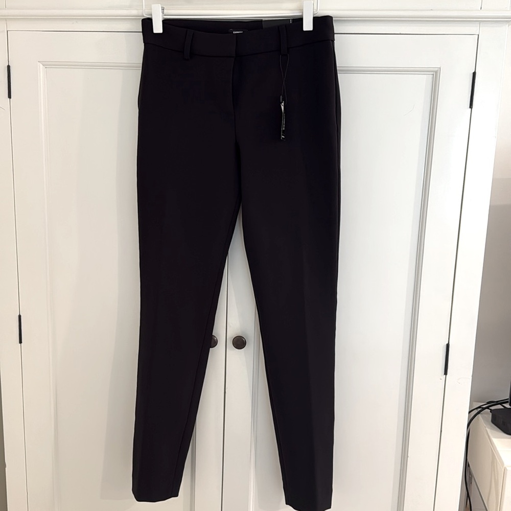 Express Skinny Mid Rise, Black, 2R